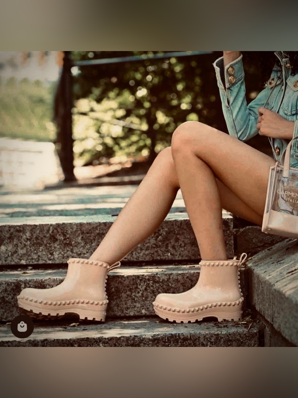 Carmen Sol Ankle Booties with Lug Sole